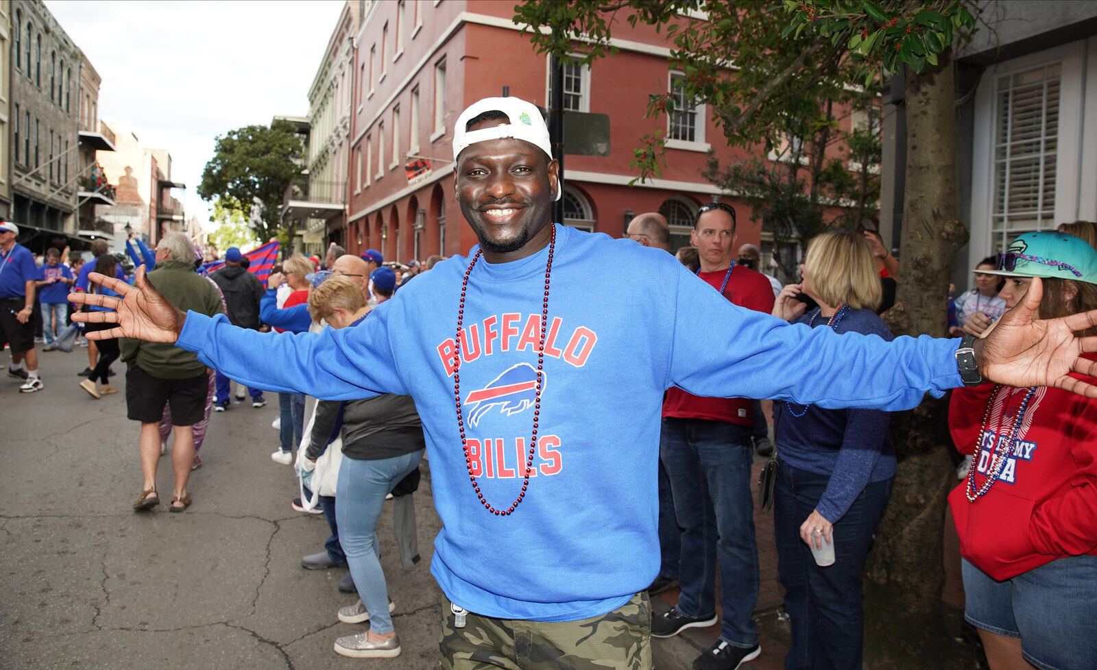 Buffalo Bills packers of NOLA Takeover Parade